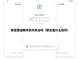 默言默语聊天软件安全吗（默言是什么软件）