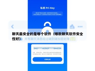 聊天最安全的是哪个软件（哪款聊天软件安全性好）