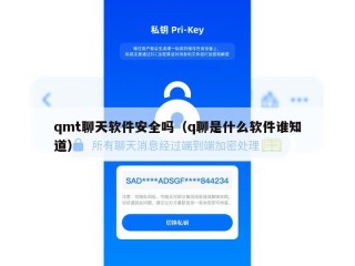 qmt聊天软件安全吗（q聊是什么软件谁知道）