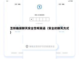 怎样确保聊天安全性呢英语（安全的聊天方式）