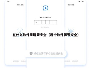 在什么软件里聊天安全（哪个软件聊天安全）