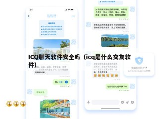 ICQ聊天软件安全吗（icq是什么交友软件）