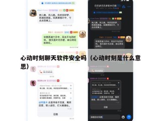 心动时刻聊天软件安全吗（心动时刻是什么意思）