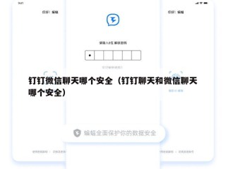 钉钉微信聊天哪个安全（钉钉聊天和微信聊天哪个安全）