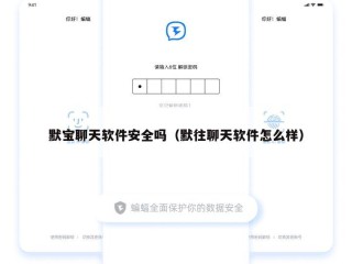 默宝聊天软件安全吗（默往聊天软件怎么样）