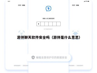 游伴聊天软件安全吗（游伴是什么意思）