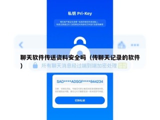聊天软件传送资料安全吗（传聊天记录的软件）