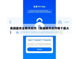 美国最安全聊天软件（美国聊天软件哪个最火）